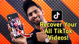 How To Recover Your All Tiktok Videos -100% Safe Recover Tiktok Videos After Ban