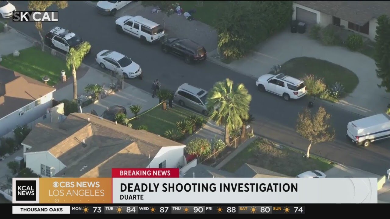 Man killed in Duarte shooting; investigation underway