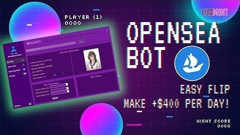 Opensea bot / Private NFT Tools / Bidding Bot & Sniper Tools for Opensea