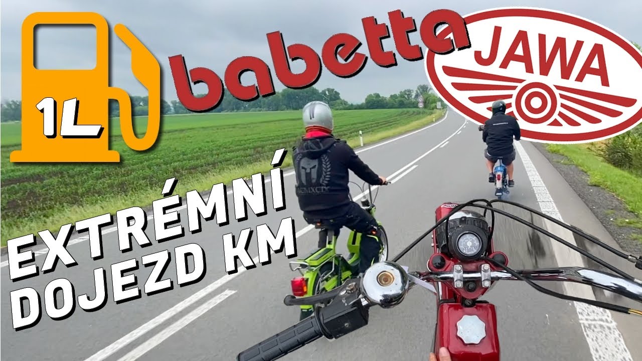 💥 1l BENZÍNU A NEUVĚŘITELNÝ DOJEZD 💥[BABETTA 210 ECONOMY RUN]  #babetta