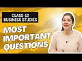 business studies class 12 important questions | class 12 bst important questions 2025