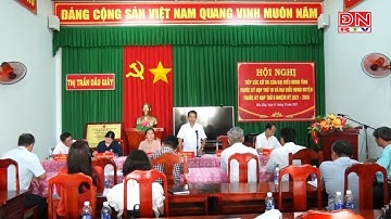ĐẠI BIỂU HĐND TỈNH ĐỒNG NAI TIẾP XÚC CỬ TRI HUYỆN THỐNG NHẤT