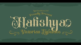 Hafishya: A Victorian Font for Elegant Branding and Design screenshot 1
