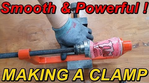 Making a C-Clamp. Welding and Machining, DIY