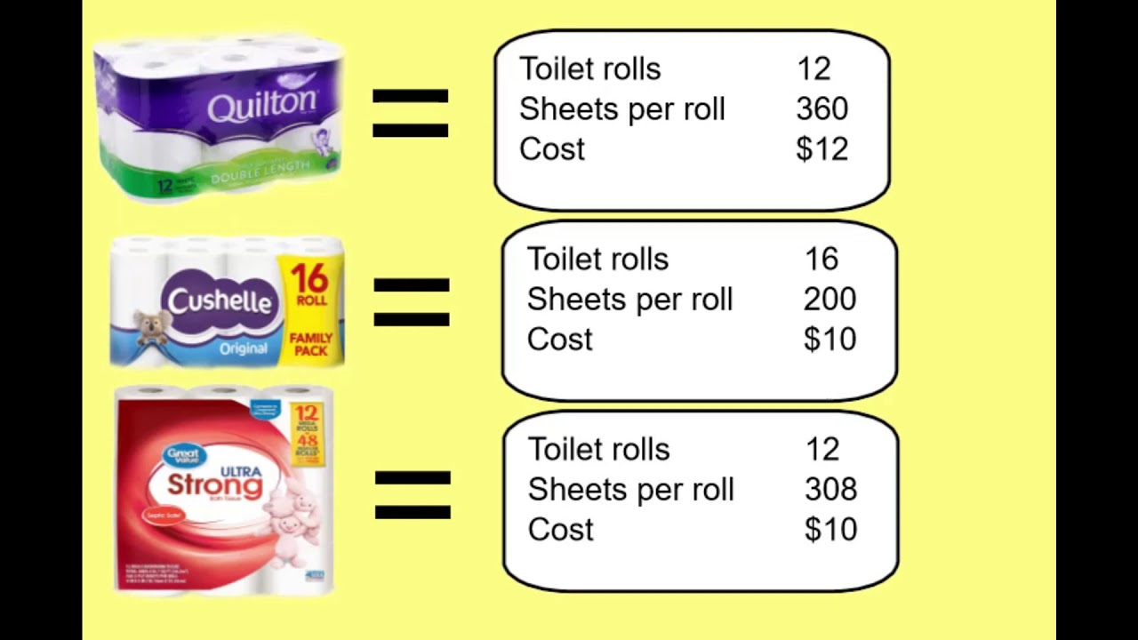 Best Deal on Toilet Paper Number Knights Challenging Tasks YouTube