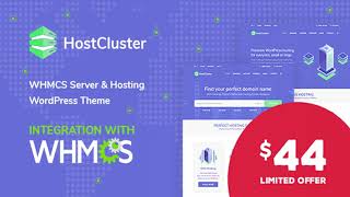 HostCluster - WHMCS Server & Hosting WordPress Theme | Themeforest Website Templates and Themes