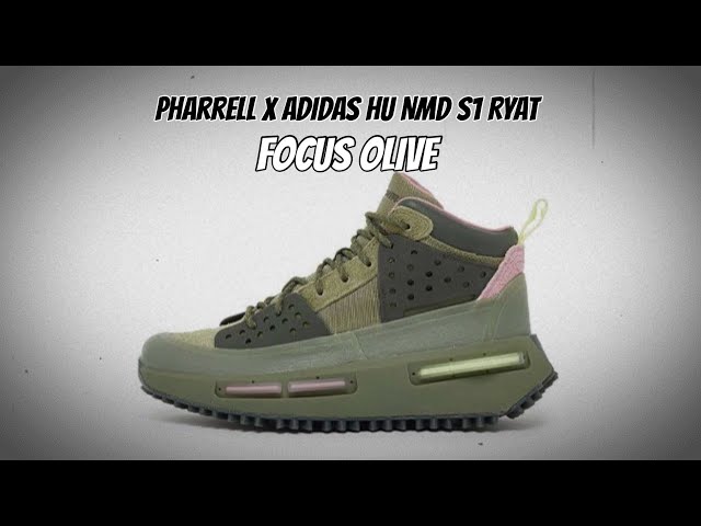 Pharrell adidas Hu NMD S1 RYAT Focus Olive IE4686 Info