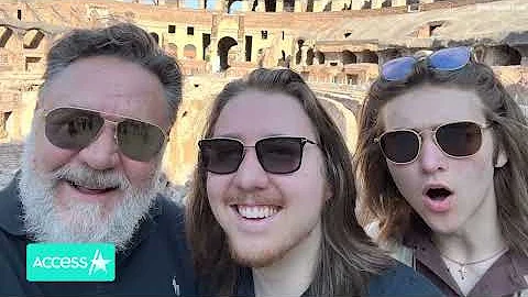 Russell Crowe & Girlfriend Britney Theriot, 31, Ma...