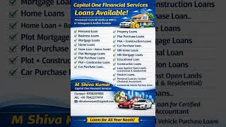 Capital One financial services Banking Loans Consultancy Hyderabad