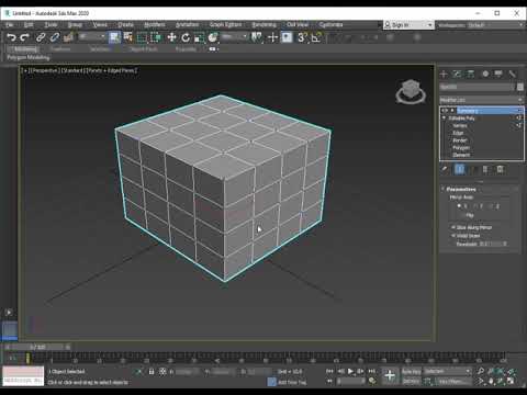 3ds Max  Symmetry Modifier