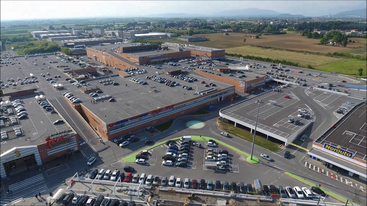 Iper Busnago Centro Commerciale Drone DJI Video 4K