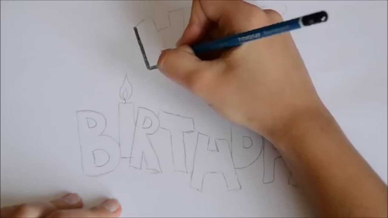 Zeichnen Fur Geburtstag Youtube