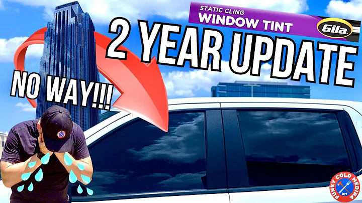 🚨2 YEAR UPDATE🚨 DID IT LAST??😮 | GILA Static Cling NO GLUE Window Tint for BEGINNERS