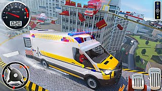 Stickman Ambulance Roof Jumping - 911 VAN Driving Game | Android Gameplay screenshot 5
