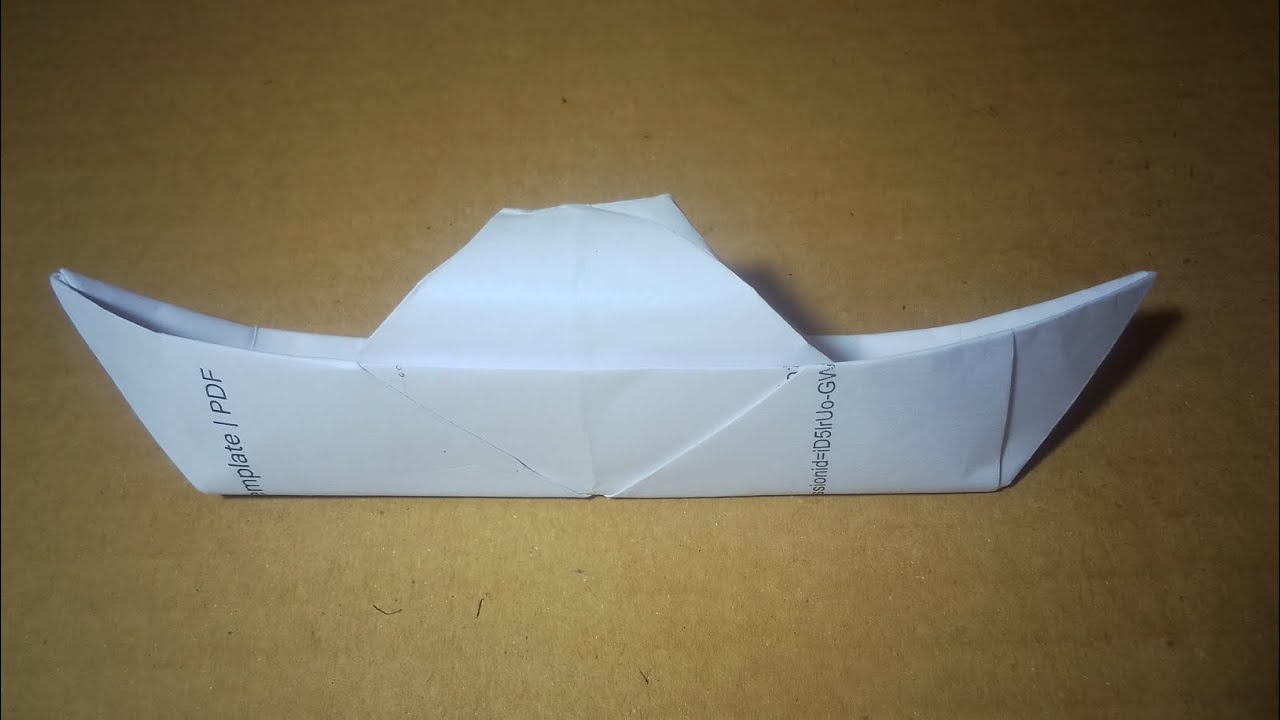 How To Make Asian Paper Boat ⛵ ll Origami Paper Boat ll 