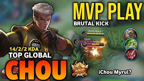 CHOU BEST BUILD 2022 | TOP GLOBAL CHOU GAMEPLAY | MOBILE LEGENDS✓