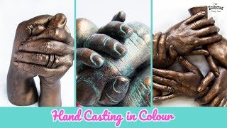 Hand Casting Tutorial: How To Add Colour to Hand Casts