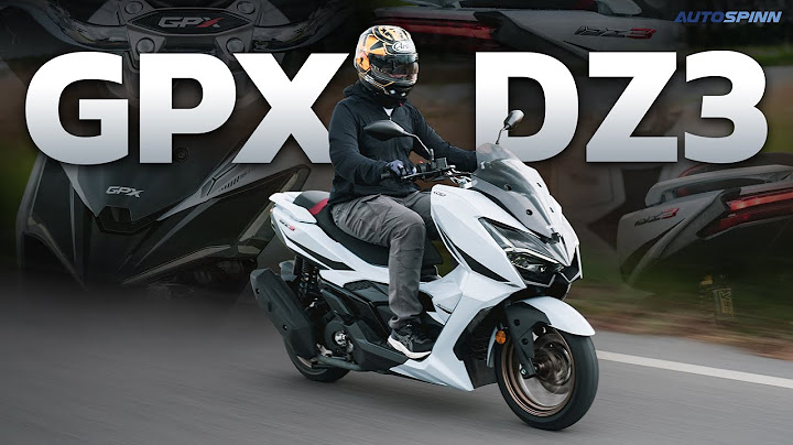 รีวิว GPX DZ3 สกู๊ตเตอร์ไม่เกินแสน ที่แรงที่สุด