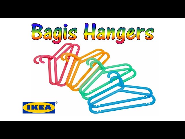 IKEA Bagis Children's Hanger Dimensions & Drawings