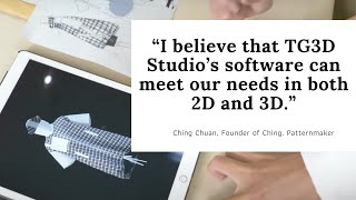Pattern making studio's production and execution with 3D tools | Ching X TG3D Studio