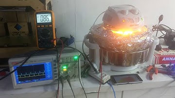 DIY Reflow soldering oven first time testing :))