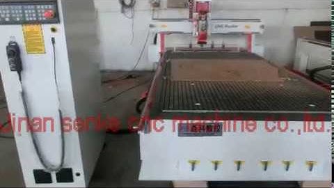 ATC cnc router   Straight line tool changing engraving machine