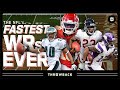 The FASTEST Wide Receivers in NFL History