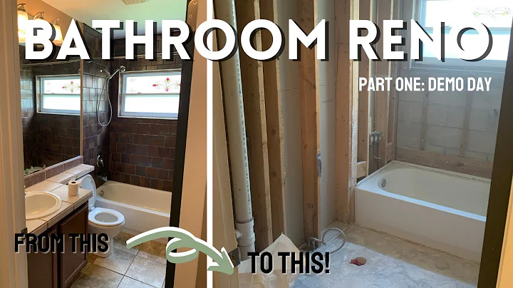 DIY Small Bathroom Renovation ON A BUDGET | Part 1: DEMO DAY