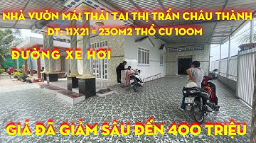 Tập 1 💝 Bán Căn Nhà Mái Thái. Có Thổ Cư Tại Khu Công Nghiệp Tân Hương, DT: 400m2 Giá Siêu Rẻ