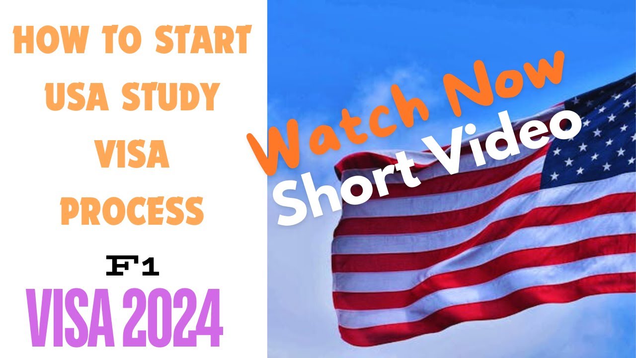 Usa Study Visa Step by Step Process 2024 | F1 Visa Free Guide - YouTube