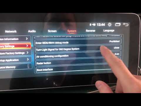 Setting method for Android screen boot LOGO switch for Benz