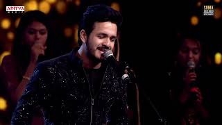 Akhil Akkineni Live Singing Performance @SIIMA Awards | Aditya Music Telugu