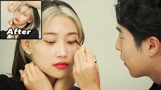 DOING EACH OTHERS MAKEUP FOR THE FIRST TIME JENNIE 