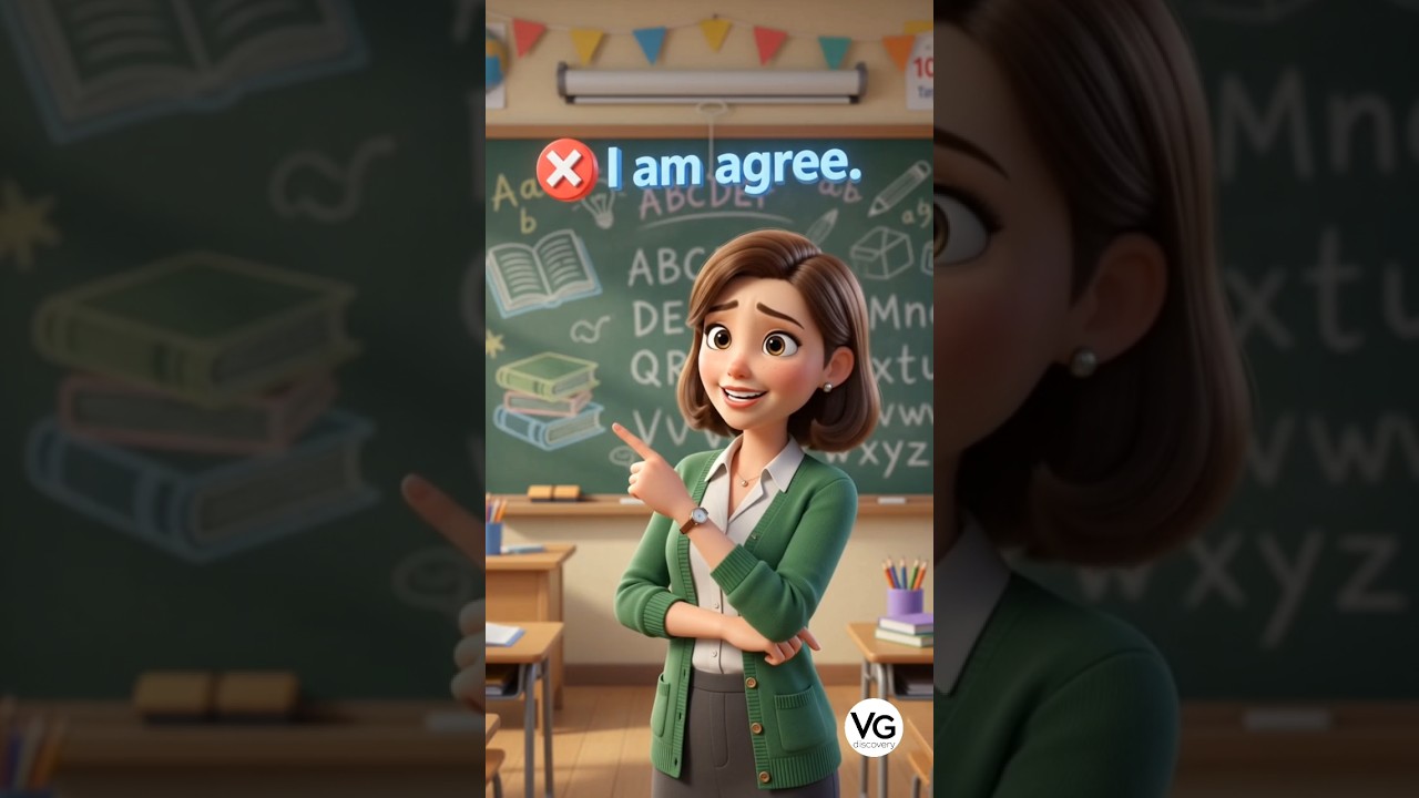 I am agree ❌️ I agree ✅️ #vrajgaudani #english #mistek #usa #america #kids #education #school #uk