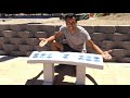 como hacer BANCA DE CEMENTO en minutos / how to make concrete benches  in minutes