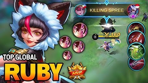 Lifesteal Queen! Ruby Best Build 2021 | Top Global Ruby Gameplay | Mobile Legends✓