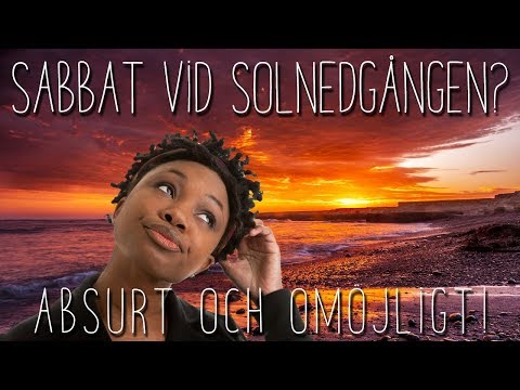 Video: Varför börjar sabbaten vid solnedgången?