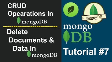 MongoDB Tutorial #7 - CRUD Operations, Delete Documents and Data in MongoDB in Hindi