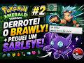 DERROTEI O BRAWLY + PEGUEI UM SABLEYE! 👻 | Pokémon Emerald #2
