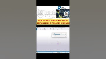 Tekla Tamil Tutorial: PDF Integration for Structural Dwgs. #teklastructures   #steeldetailing #aisc