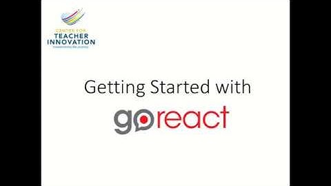 Getting Started with GoReact CC1