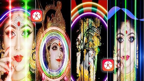Navratri Vidai Song DJ Status Editing Kinemaster App | Durga Puja Status Editing Kinemaster