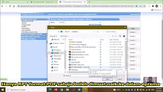 Cara Upload / Muat naik RPT (Rancangan Pengajaran Tahunan) ke dalam eprema