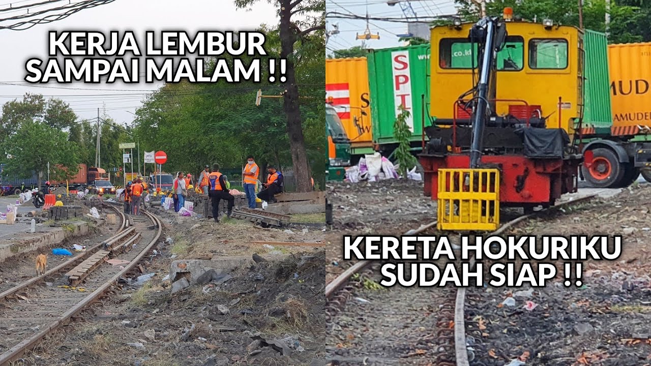 REVITALISASI JALUR KA PRAPAT KURUNG - PELABUHAN TANJUNG PERAK SURABAYA | SUDAH ADA KERETA HOKURIKU