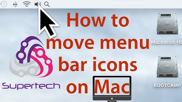 How to Move/Rearrange Menu Bar Icons on Mac