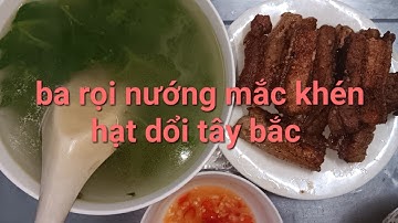 cơm công nhân || thịt ba rọi ướp hạt dổi mắc khén nướng siêu ngon