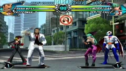 Tatsunoko VS Capcom - Frank West & Yatterman-2 - Arcade Mode (Part 1 of 3) [for AdpBalla]