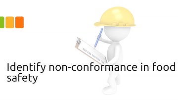 Identify non conformance in food safety