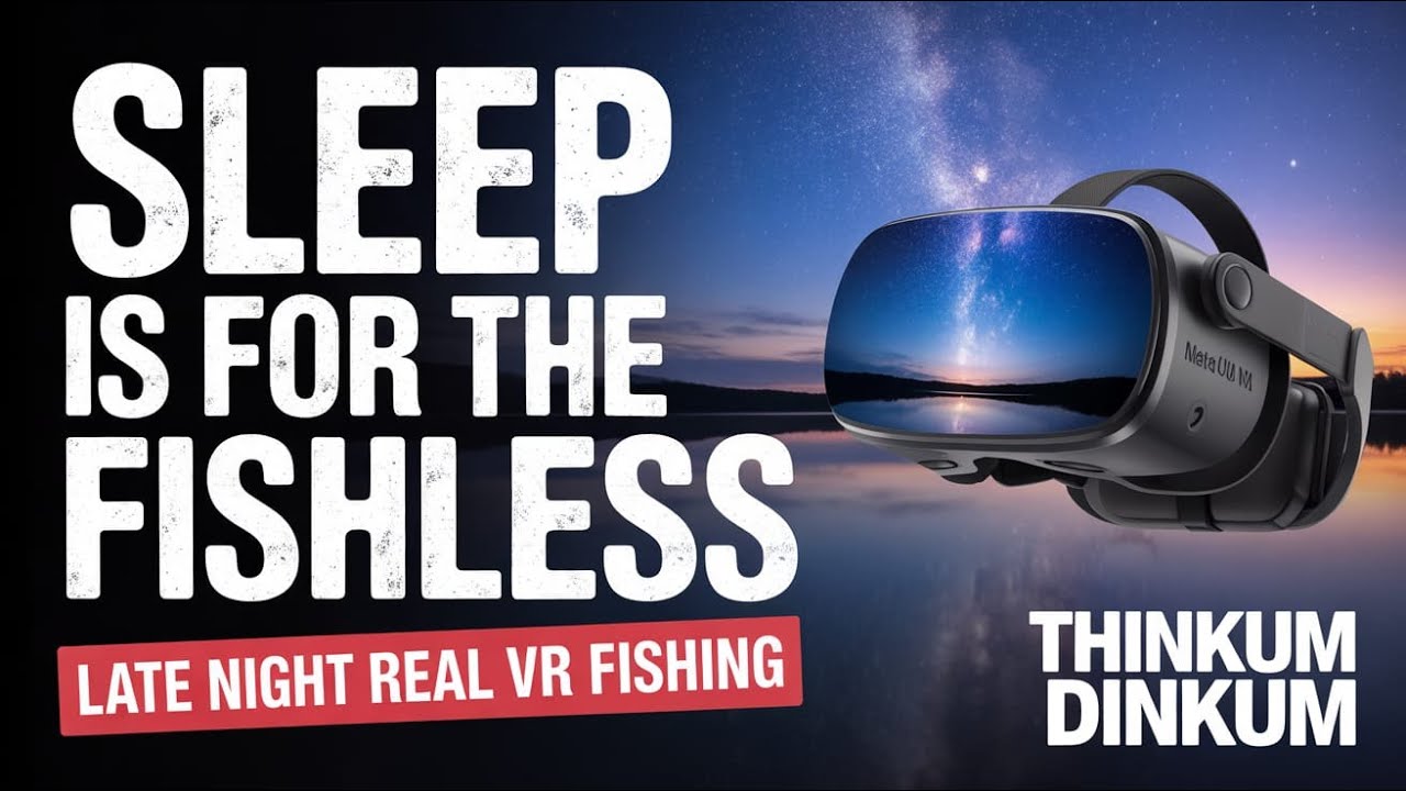 Sleep Is for the Fishless | Late Night Real VR Fishing on Quest 3