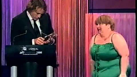 Heath Ledger & Sharon Strzelecki at the AFI Awards...